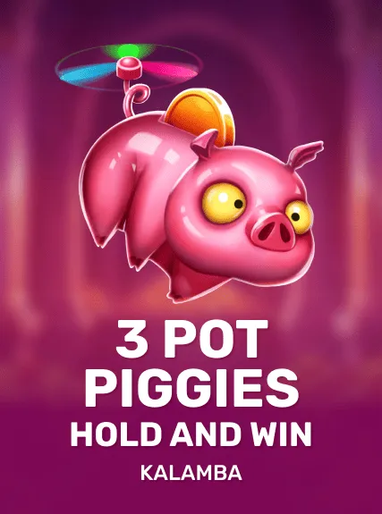 3 Pot Piggies Hold And Win game tile